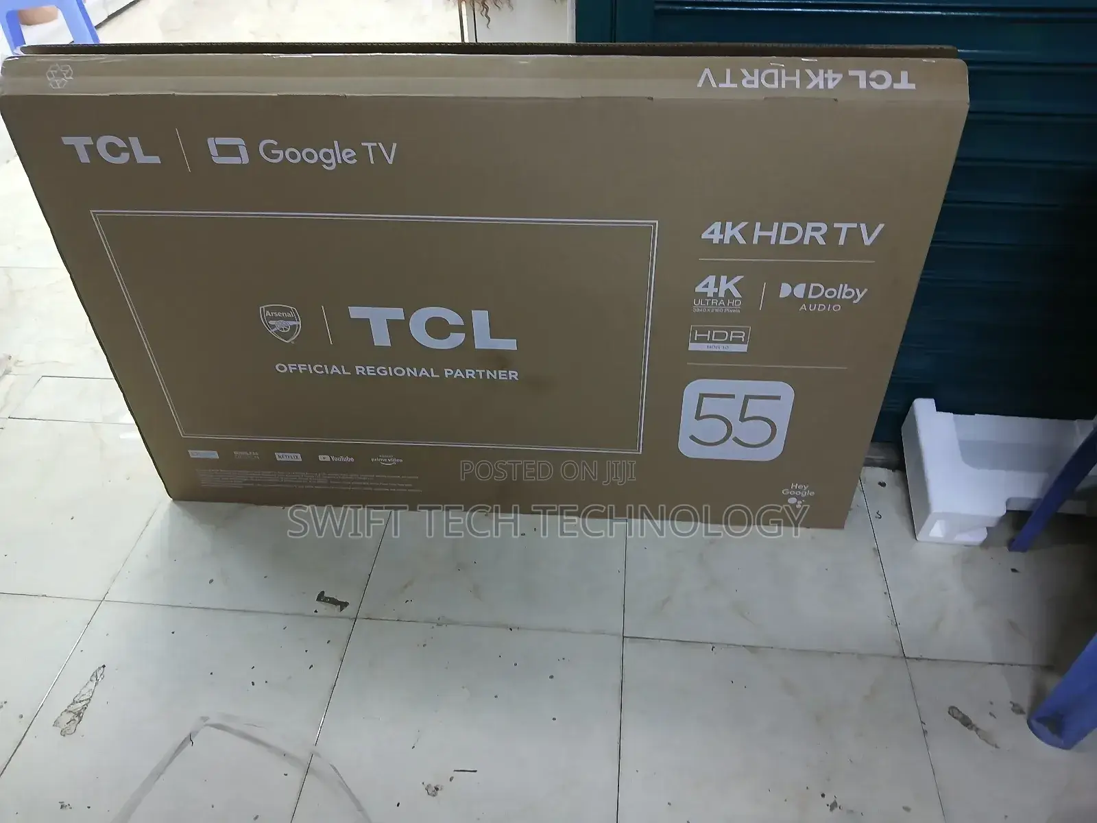 TCL 55p635 55'' Smart Uhd With HDR Google Tv Frameless