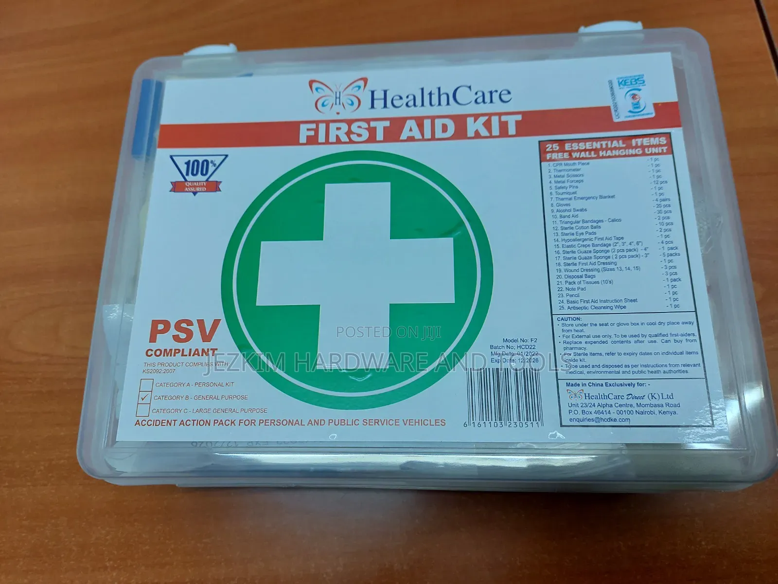 First Aid Kit Class B Multipurpose