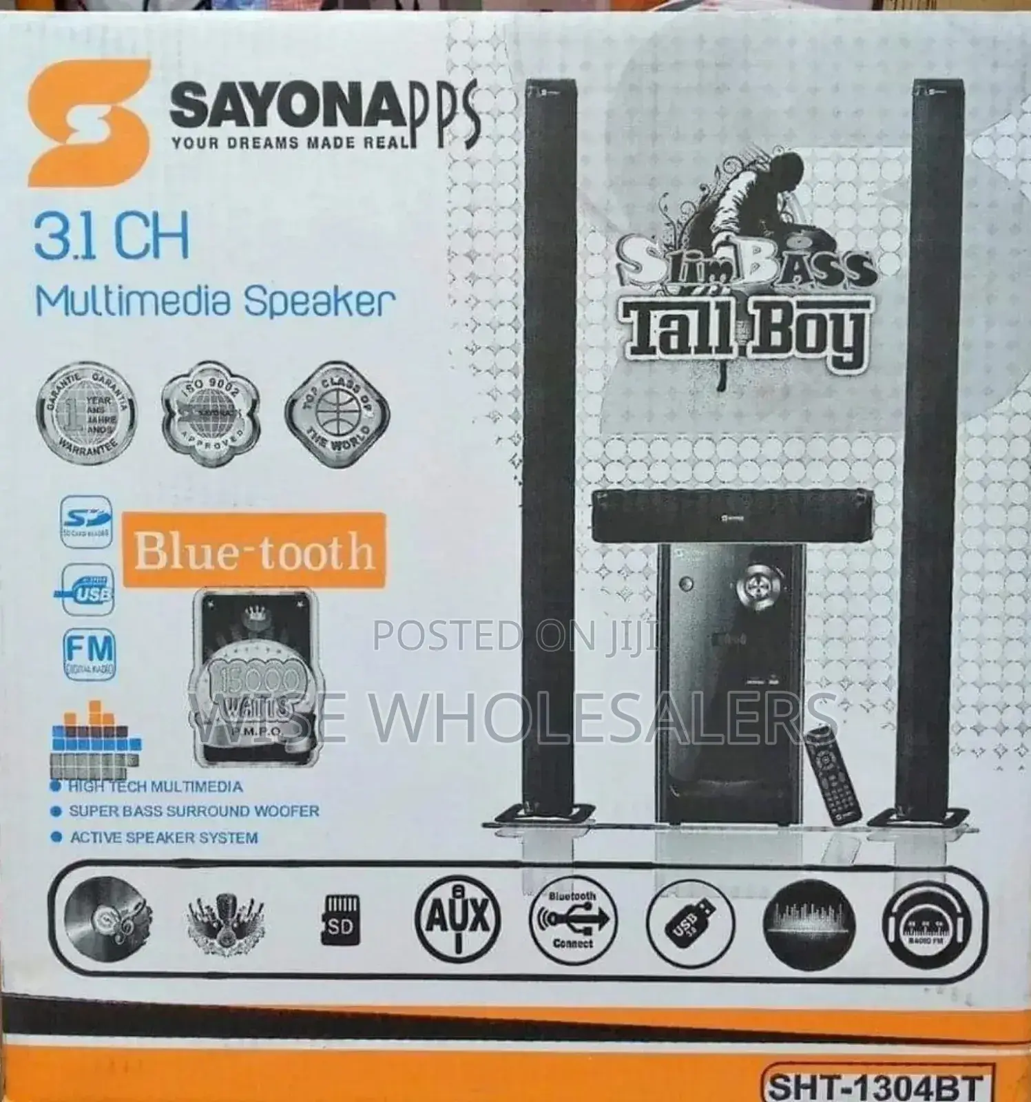 Sayona 3.1 Multimedia Speaker SHT 1304BT * 