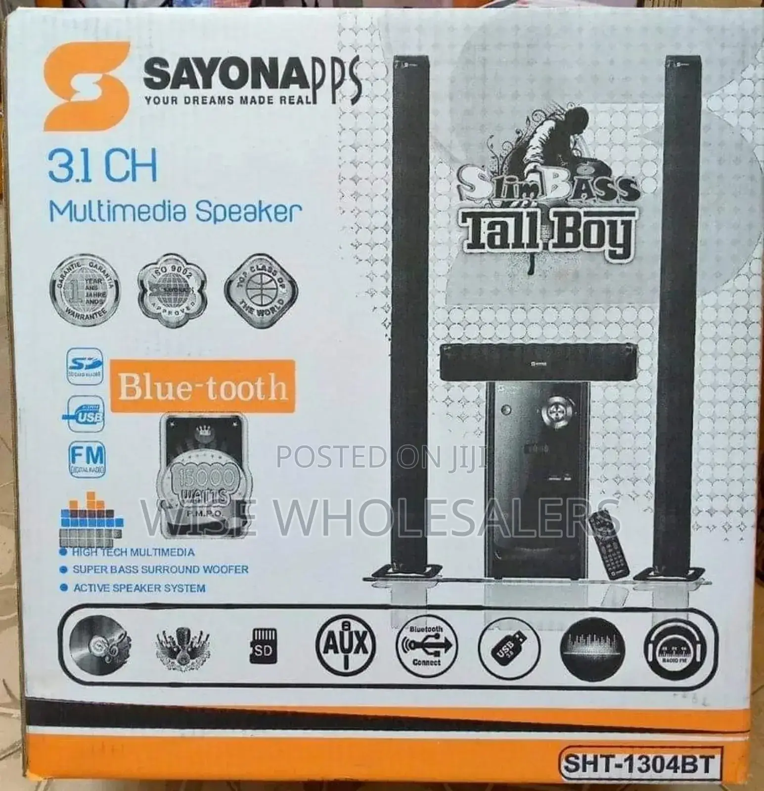 Sayona 3.1 Multimedia Speaker SHT 1304BT* + 