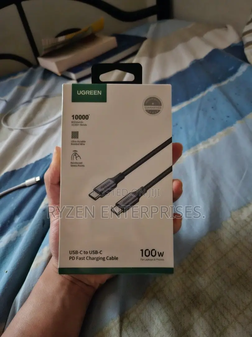 Ugreen Usb-c 3.1 Gen2 Male To Male 5a Data Cable (100w,