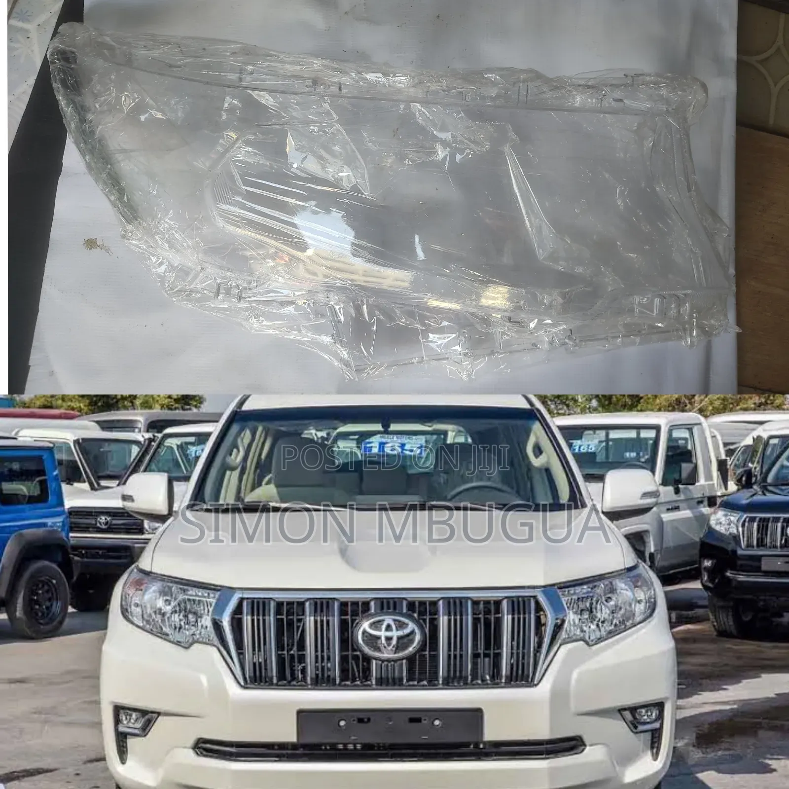 Prado 165 Headlight Lens