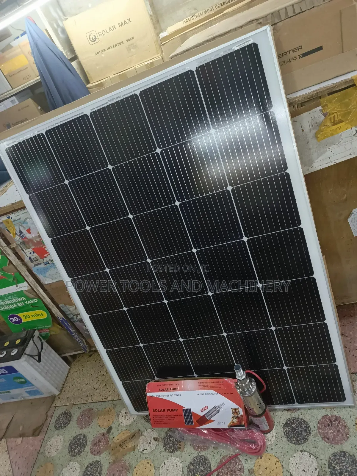 24v Solar Pump 50m Head Plus Solar Panel 250watts