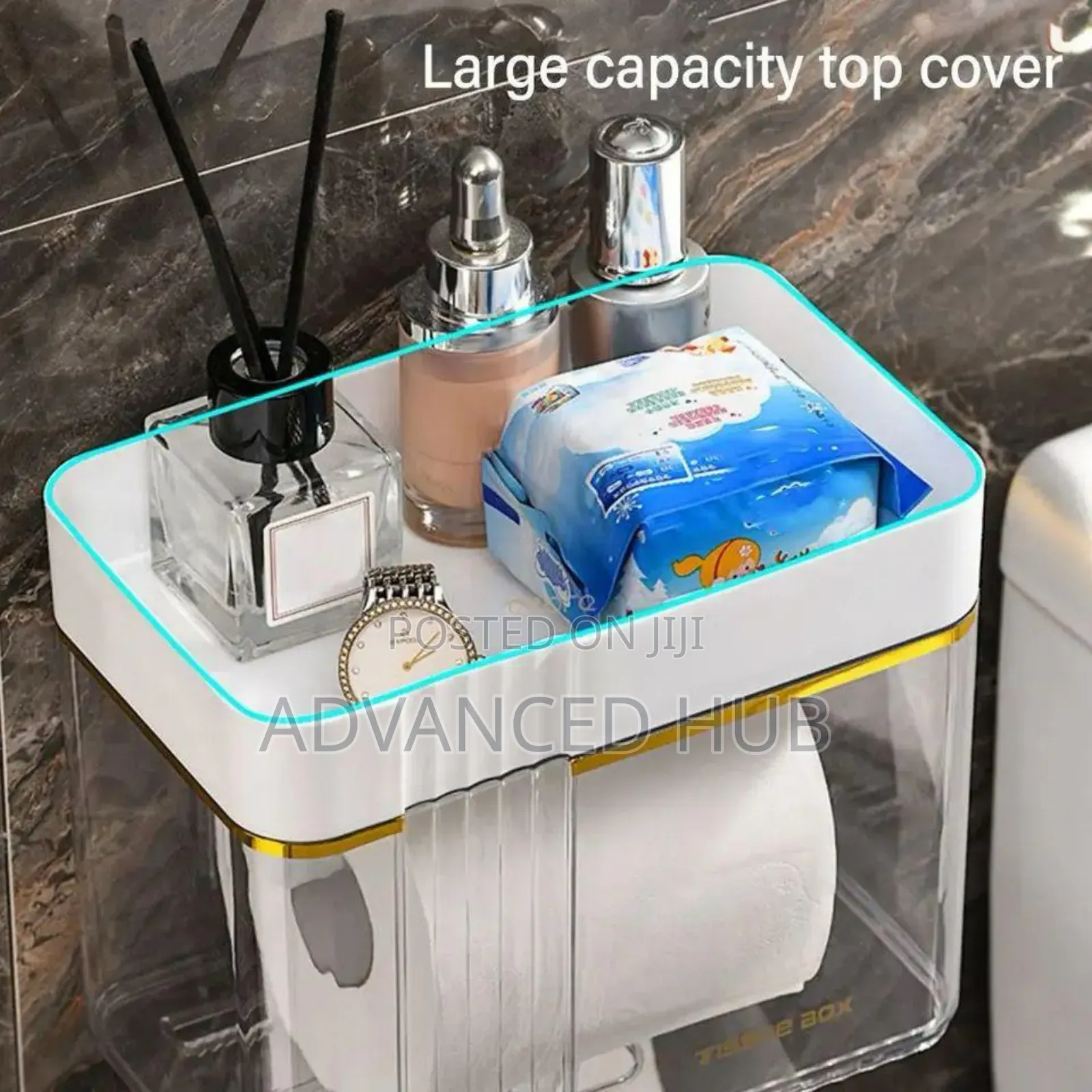 Luxury Wall Rimmed Wall Mounted Tissue Box