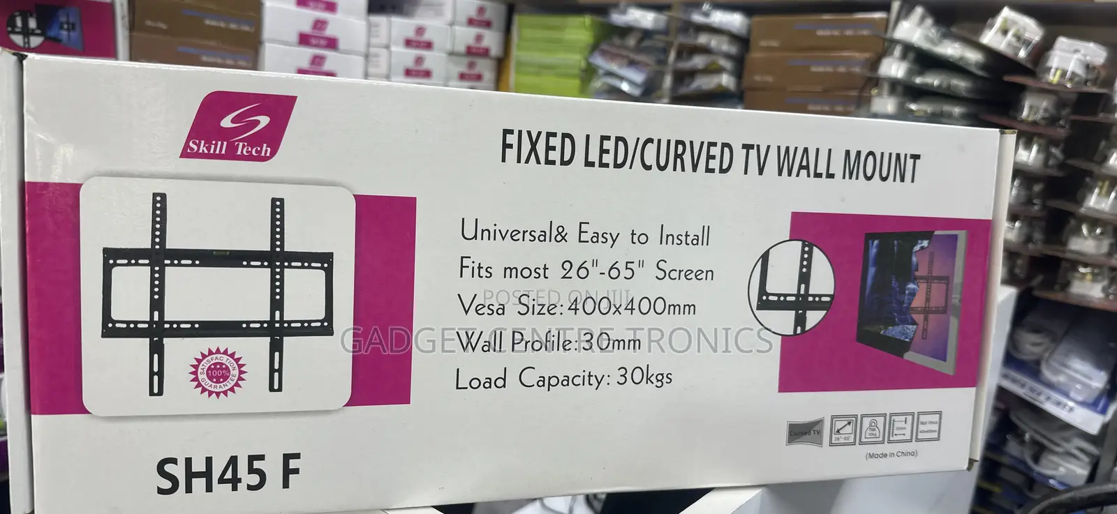 Skill Tech Fixed Tv Mount 26 to 65inches