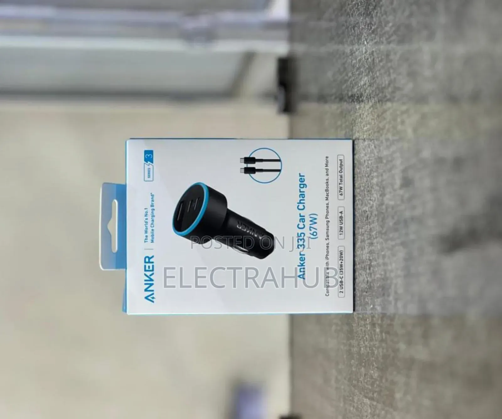 Anker 335 67w Car Charger New Sealed in a Shop