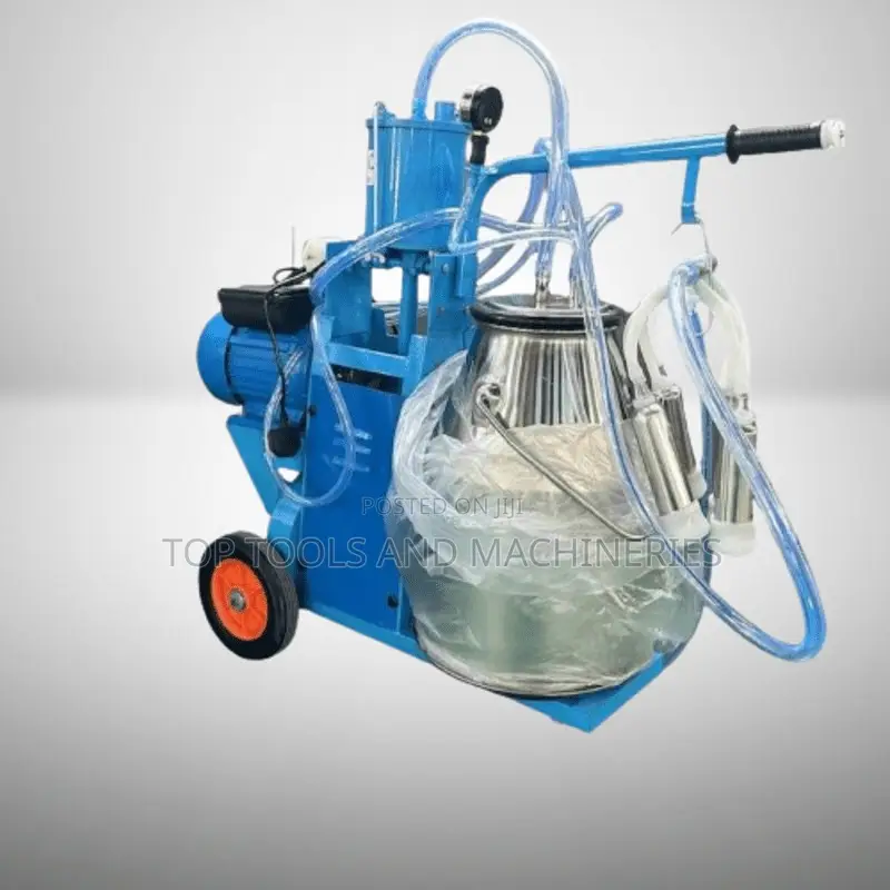 Portable Heavy Duty Single Cylinder Cow Milking Machine