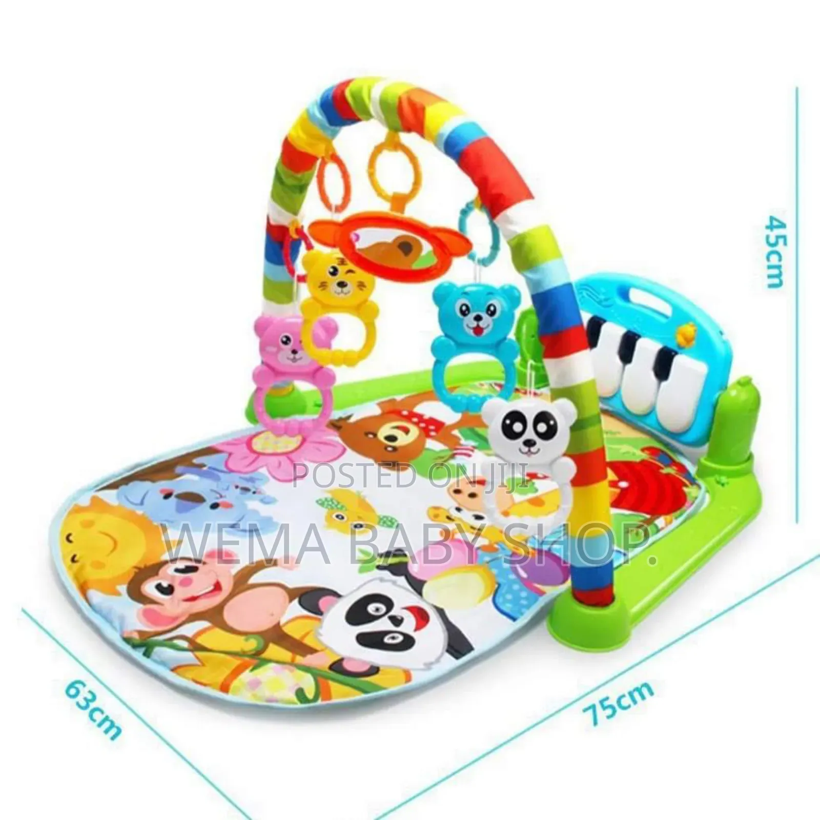 Baby Playing Piano Fitness/Gym Mat