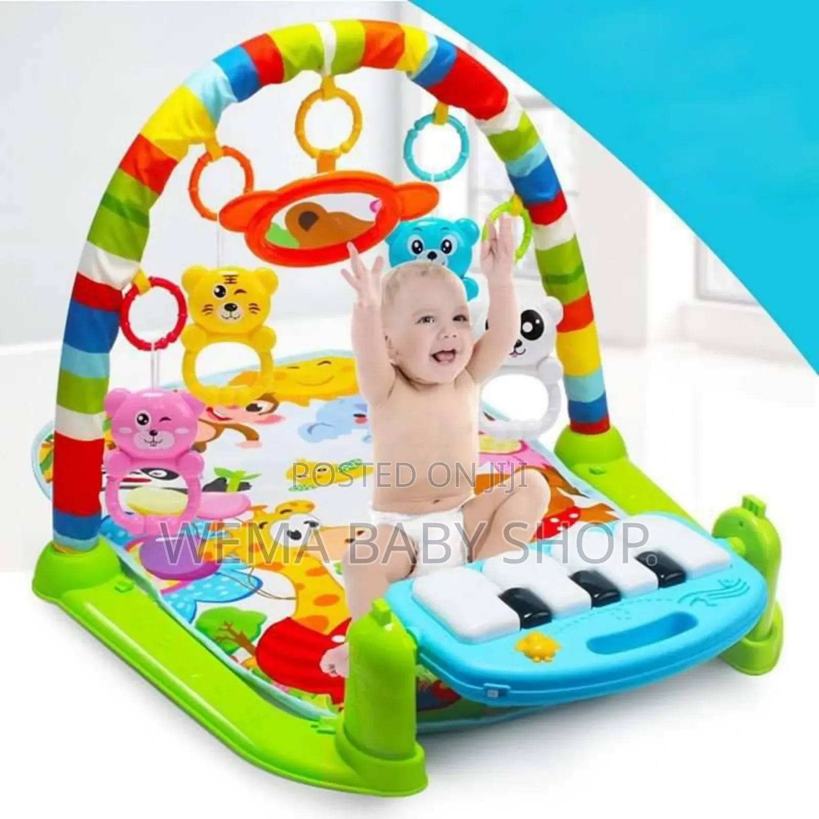 Baby Playing Piano Fitness/Gym Mat