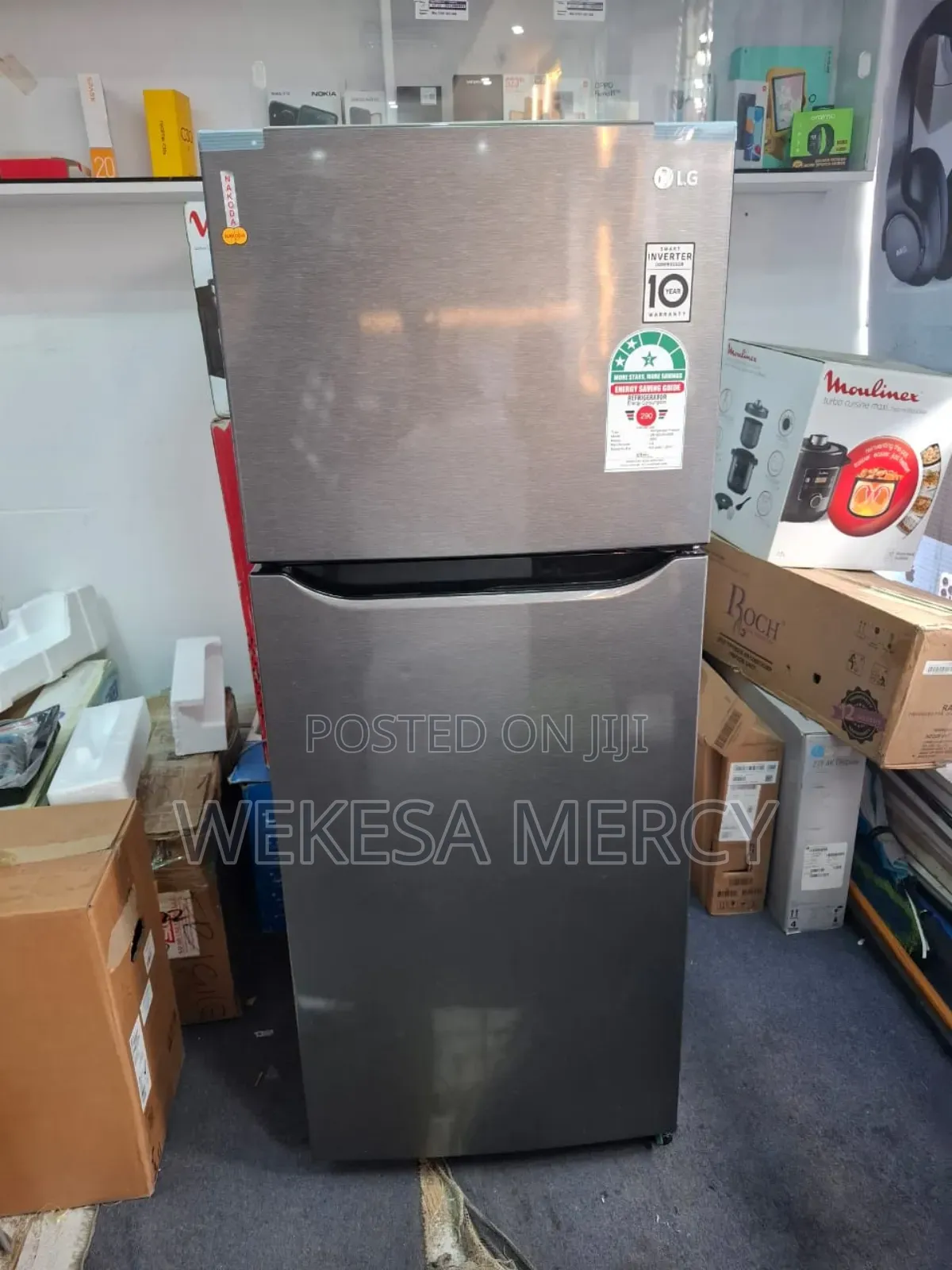 LG 205L Non Frost Double Door Top Mount Freezer R600 Gas