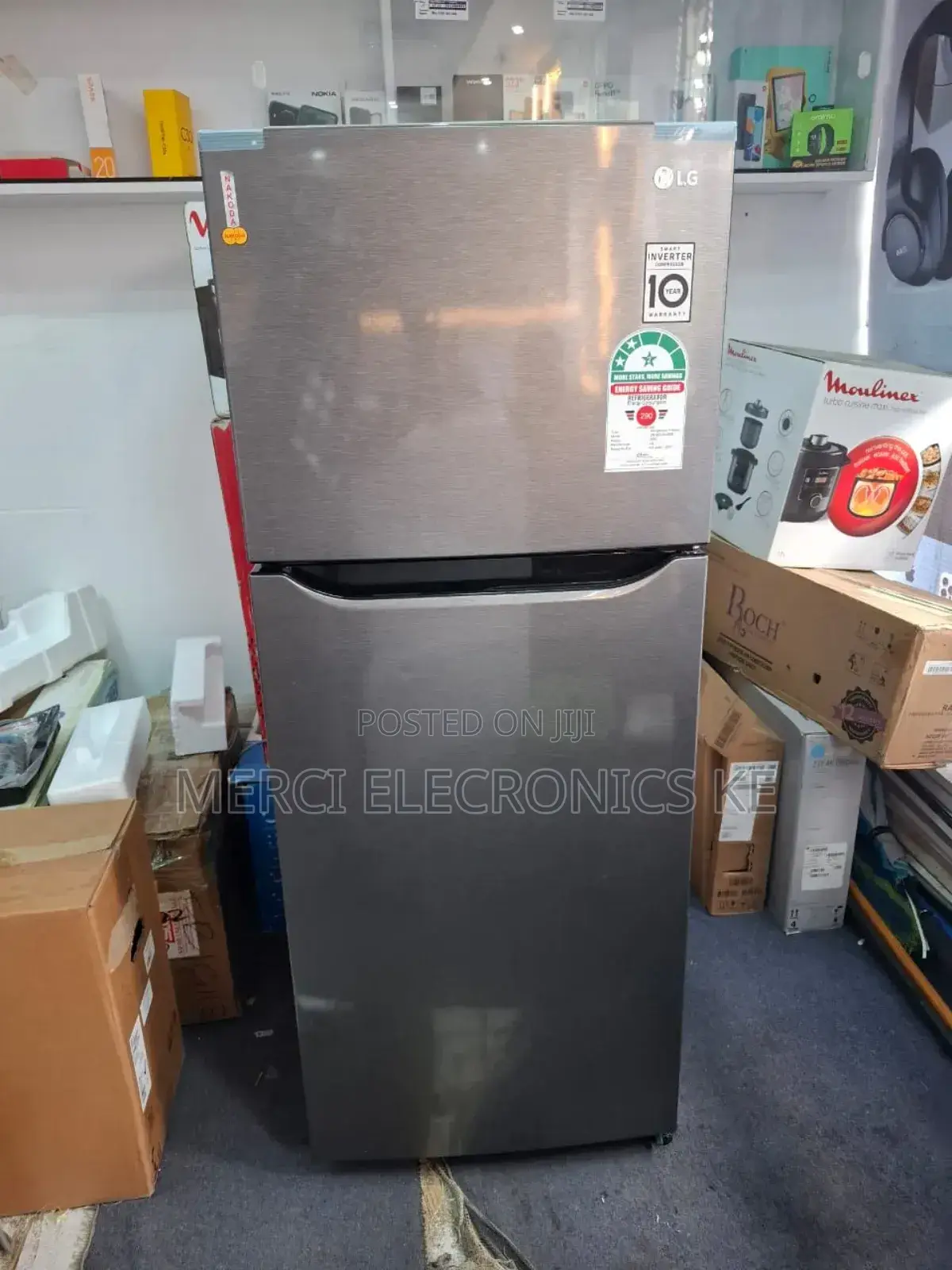 LG 205L Non Frost Double Door Top Mount Freezer R600 Gas