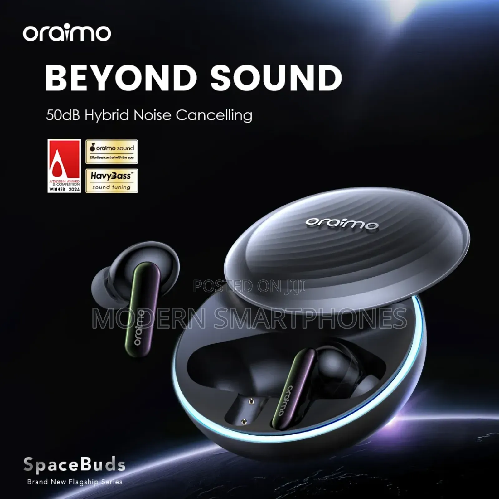 Oraimo Spacebuds Hybrid Anc Bluetooth Earphones