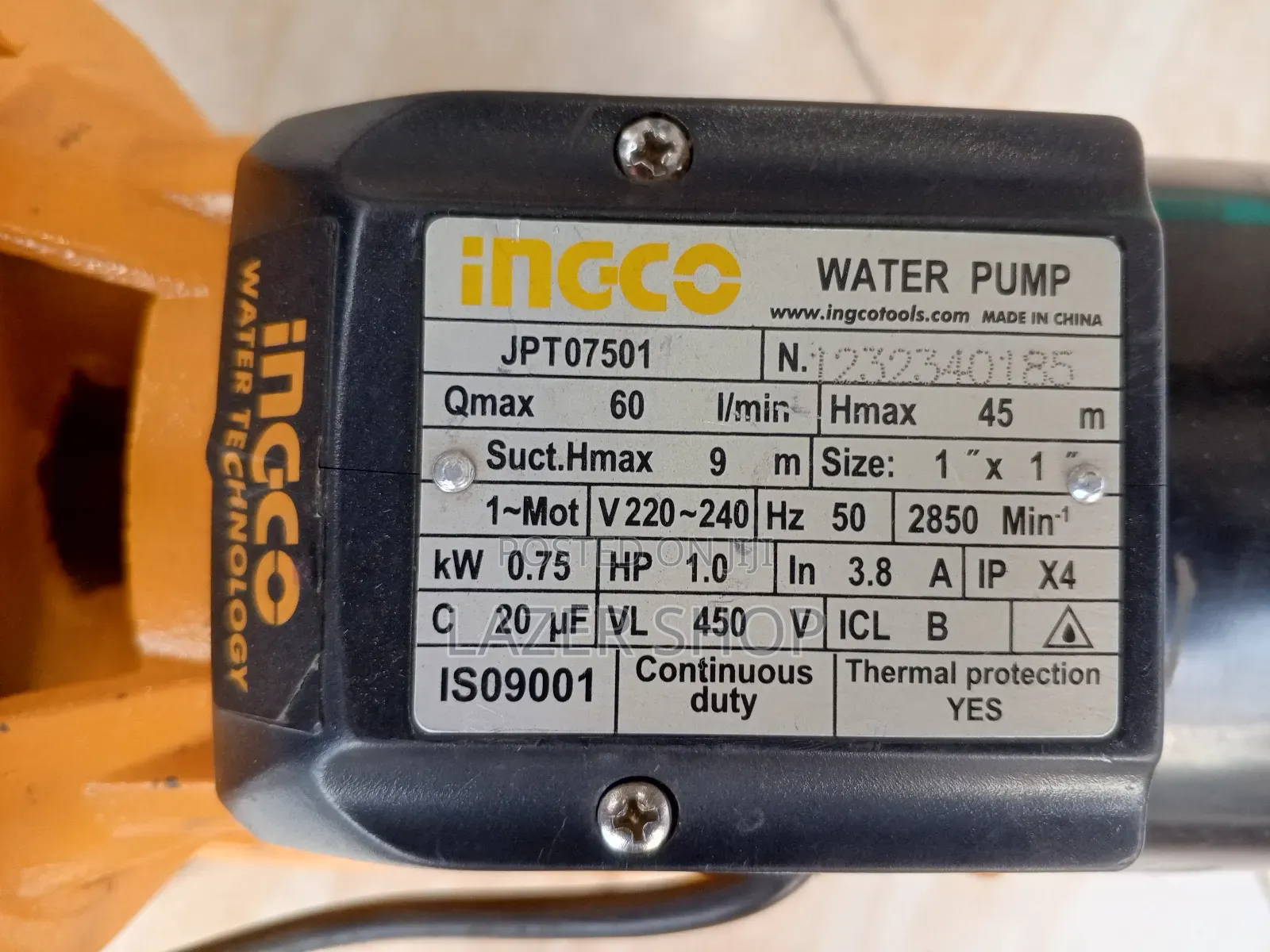 INGCO JET Water Pump