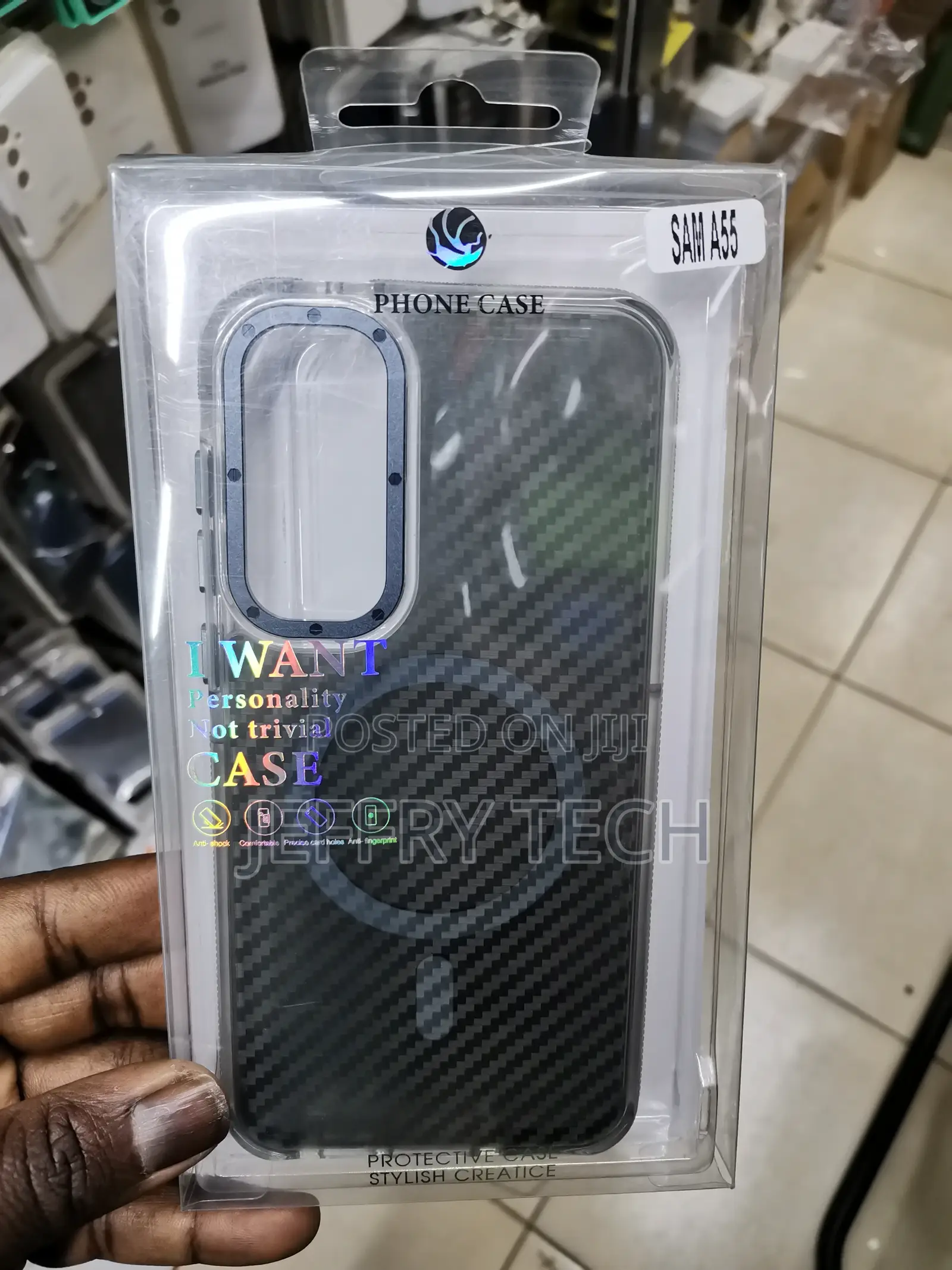 SAMSUNG GALAXY A55 5G Tech-Protect Magmat Magsafe Matte Bla
