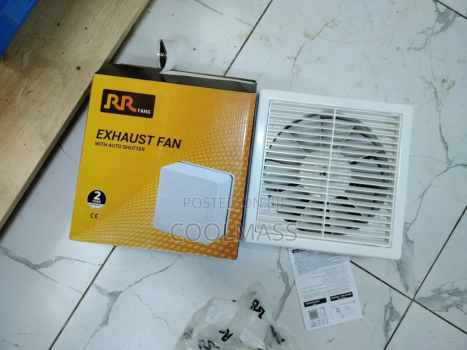 Extractor Fan With Automatic Shuttle in Nairobi Kenya