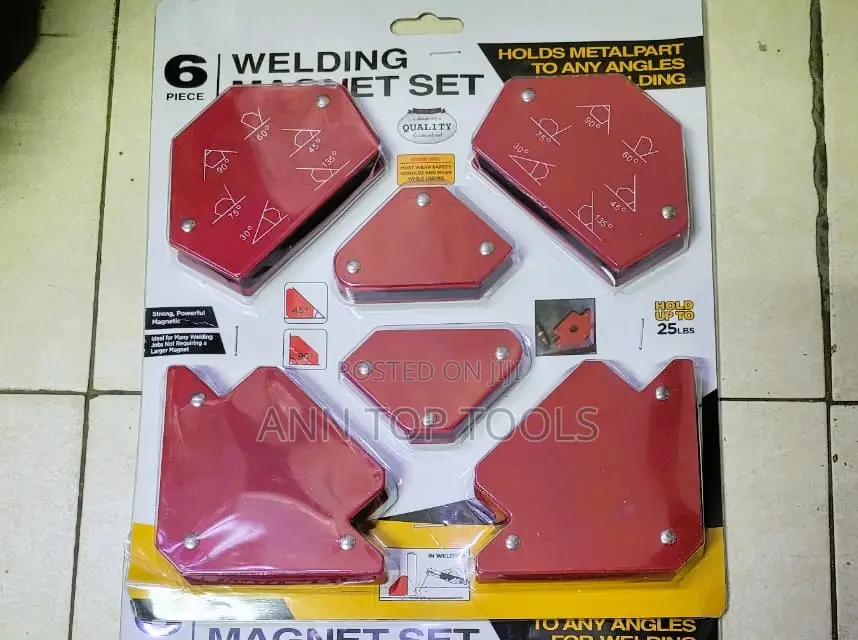 6pcs Welding Magnet Set