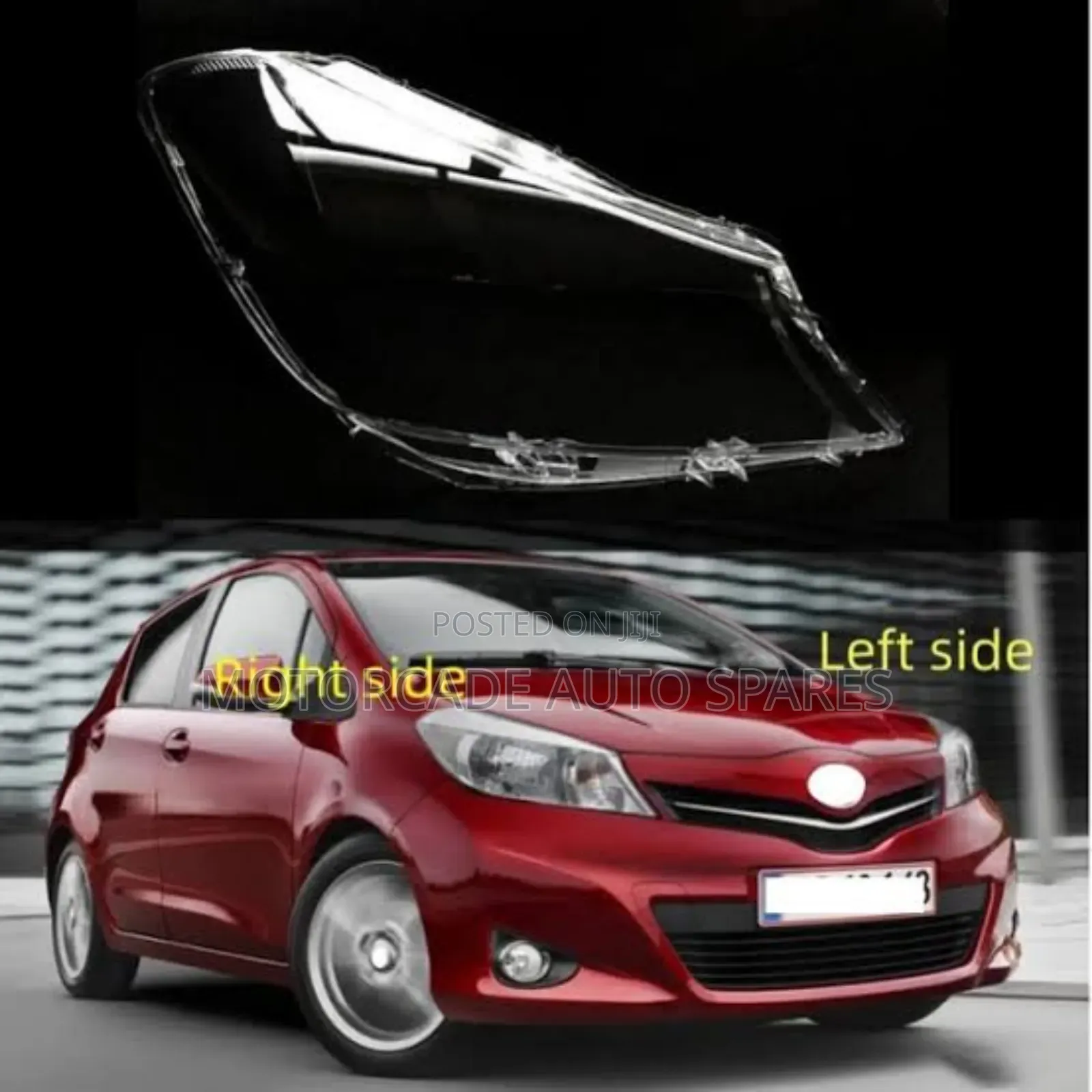 Toyota Vitz 2011-2014 Headlight Lens