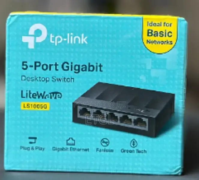 Tp-Link 5-Port 10/1000mbps Desktop Switch TL-LS1005G