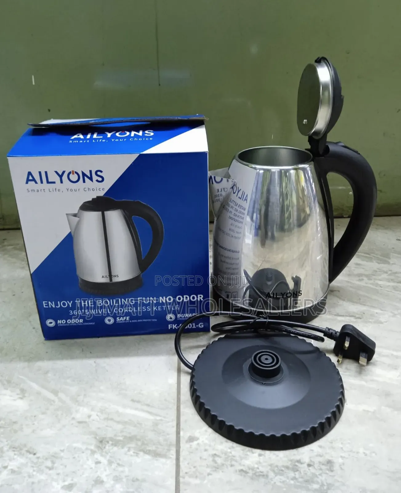 Electric Water Kettle, Ailyons Electric Kettle.