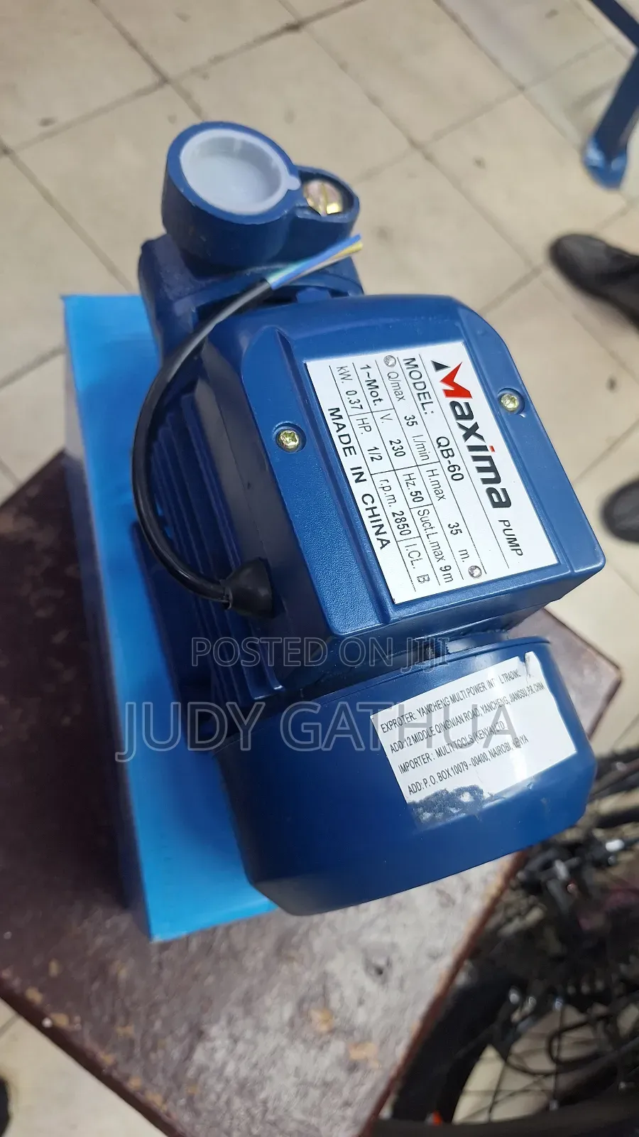 Wafter Pump Maxima 0.5hp