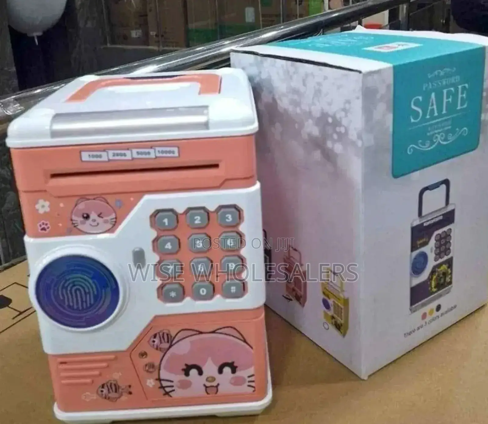 Piggy Bank Money Coin Saving Safe Box Pink**°°^^•Available