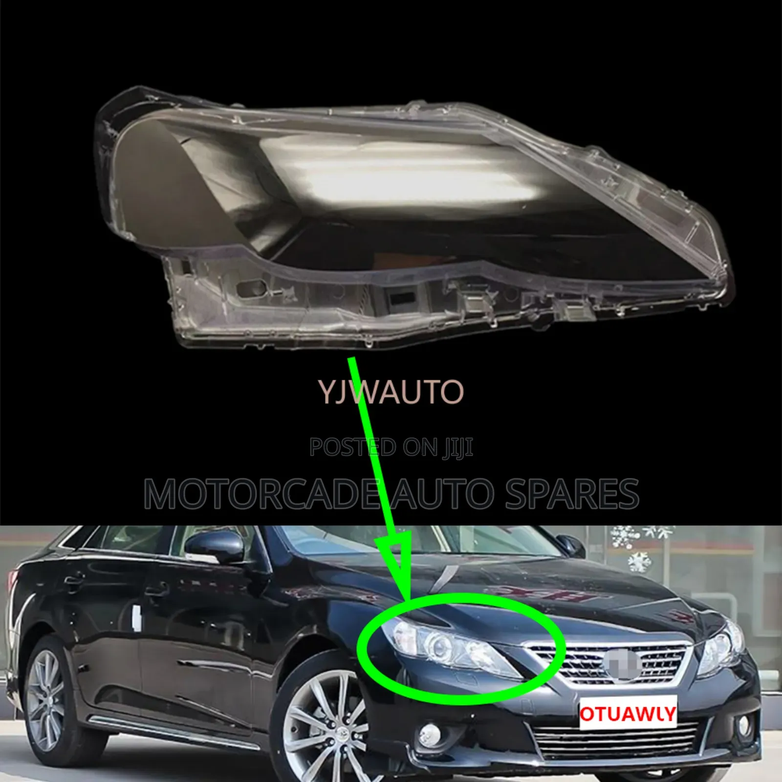 Toyota Mark X 2010 Headlight Lens