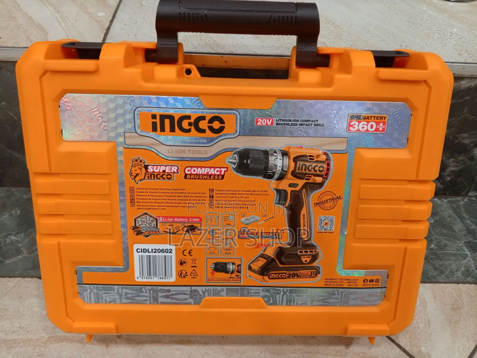 Brushless Cordless Drill 20v