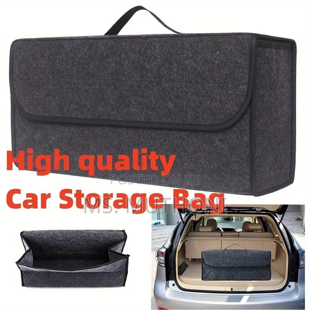 Black Brand Able Portable Foldable Car Trunk Organizer*