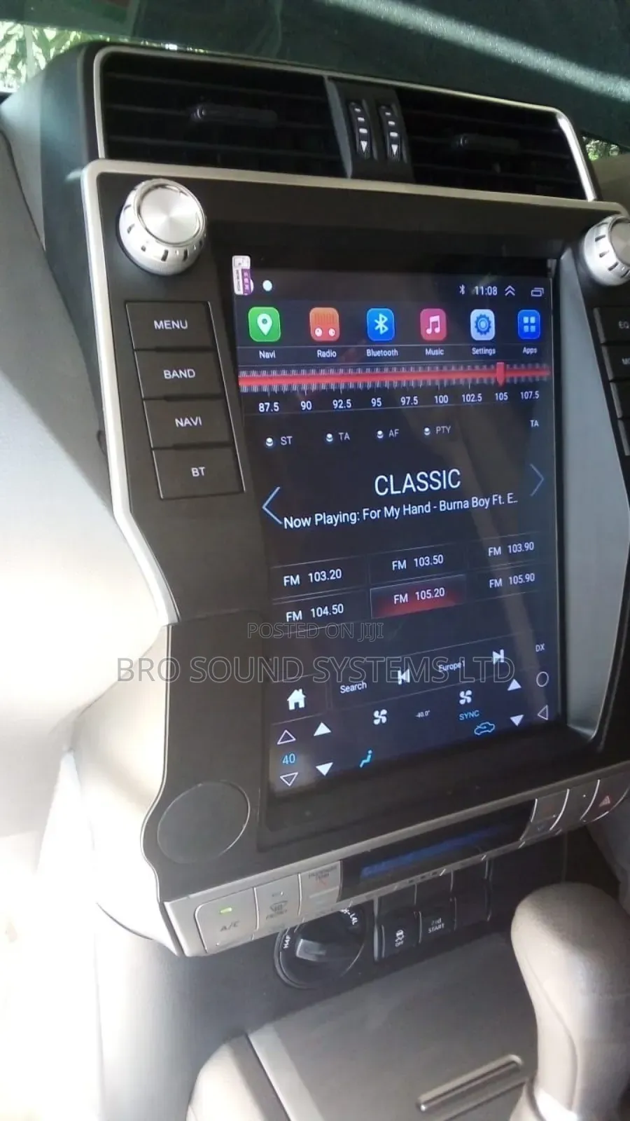 Toyota Prado 2018 / 2022, 12.3" Tesla Android Radio System