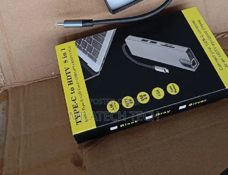 11 in 1 Type C to HDMI, VGA ,HDMI Multiport Adapter