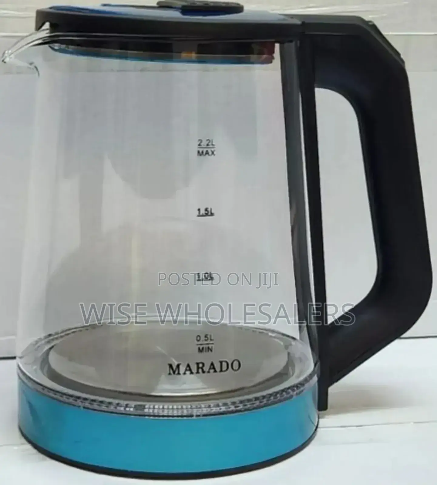 Marado 2.2 Litres Alluminating Automatic Glass Kettle ° 