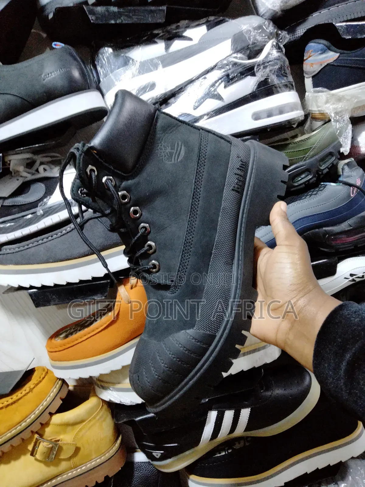 Black Timberland Beeline Boots for Men