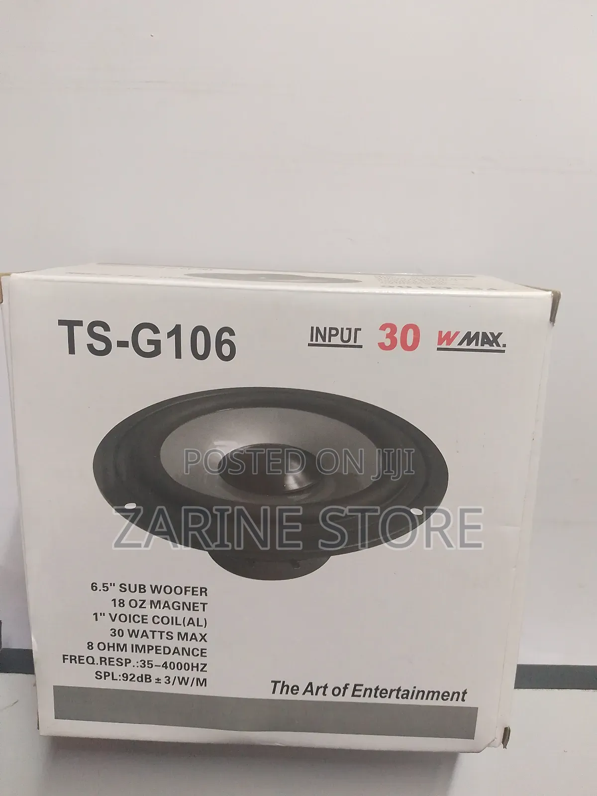 Ts-G106 6.5 Inch Sub Woofer 30watts 18oz Magnet