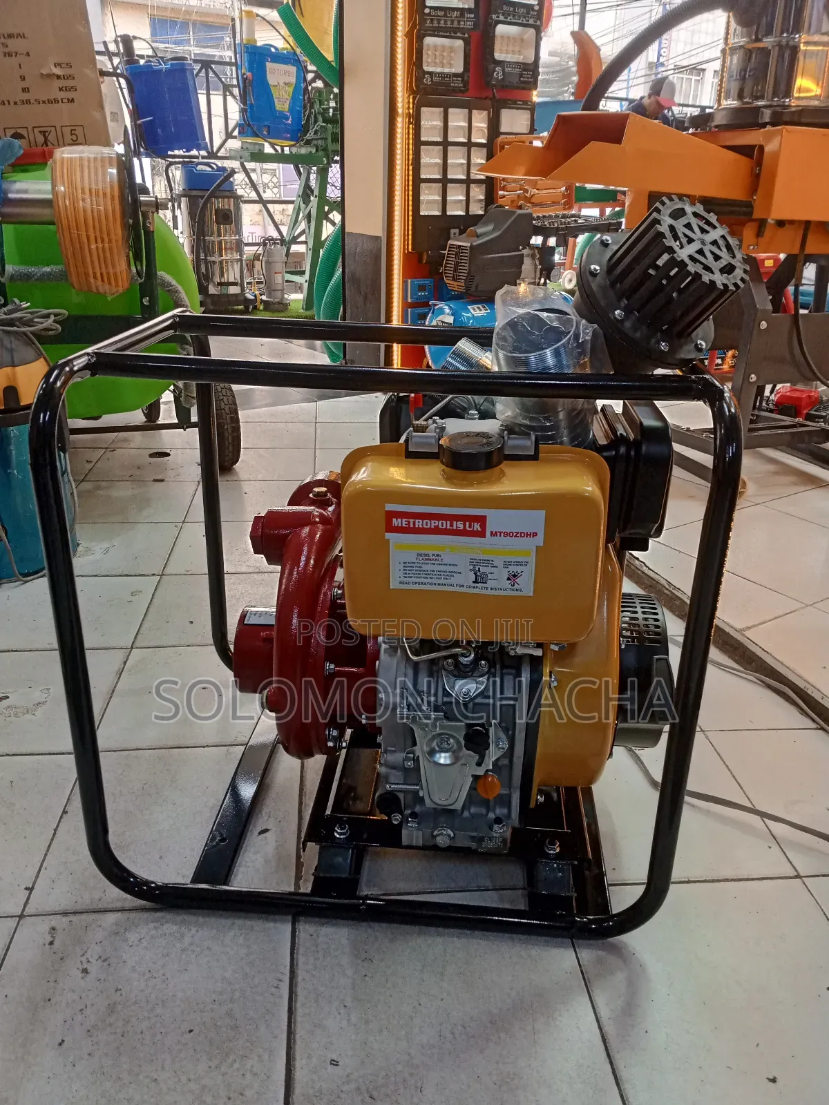 Metropolis Uk 3inch 16hp Deisel Water Pump 100m