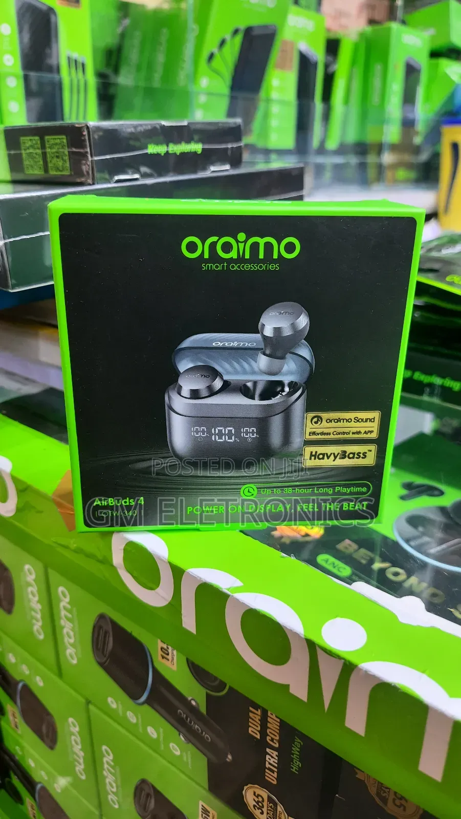 Oraimo OTW-340 Airbuds 4 ENC Wireless Earbuds.
