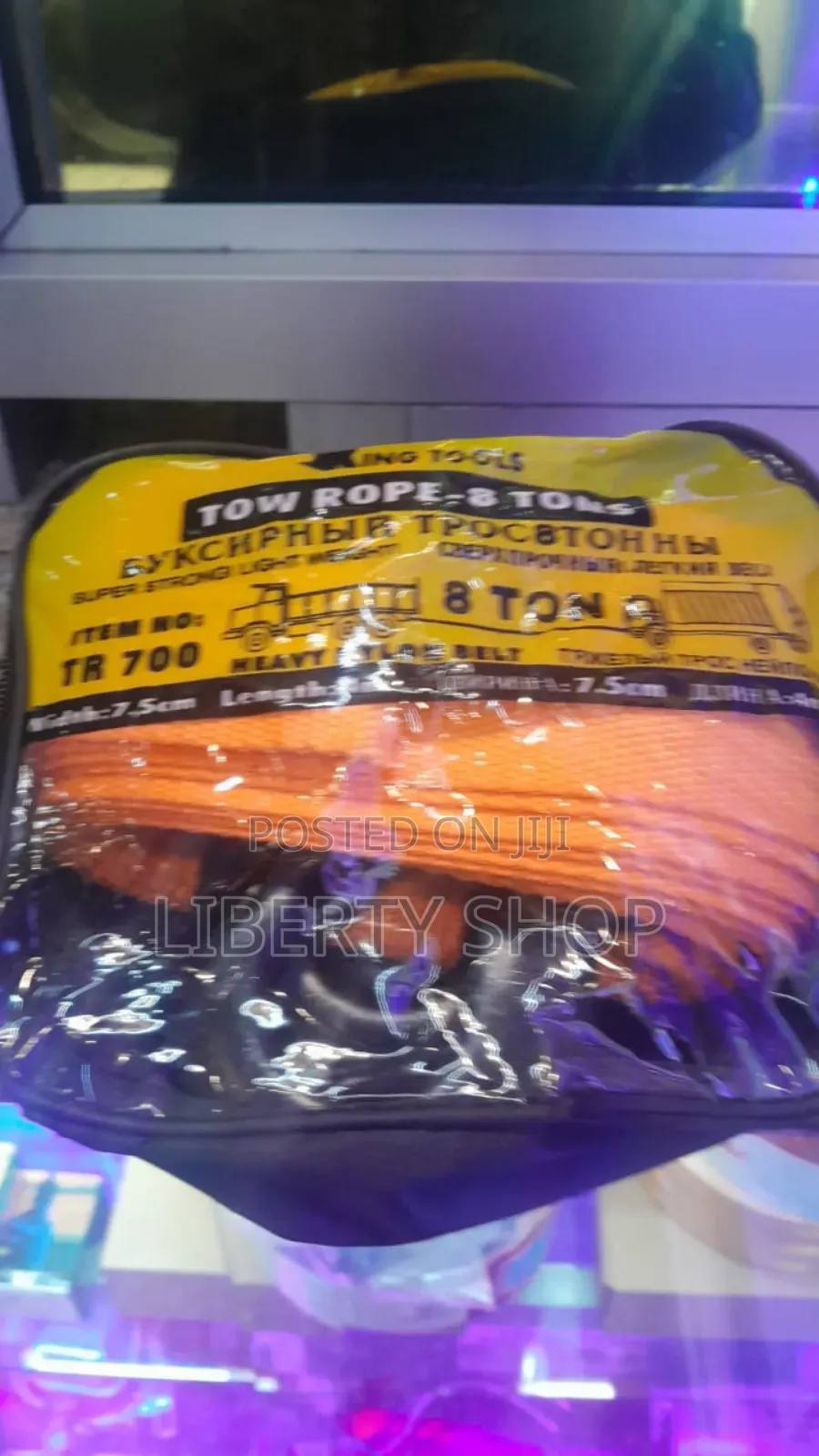 8 Tonnes Heavy Duty Towing Rope