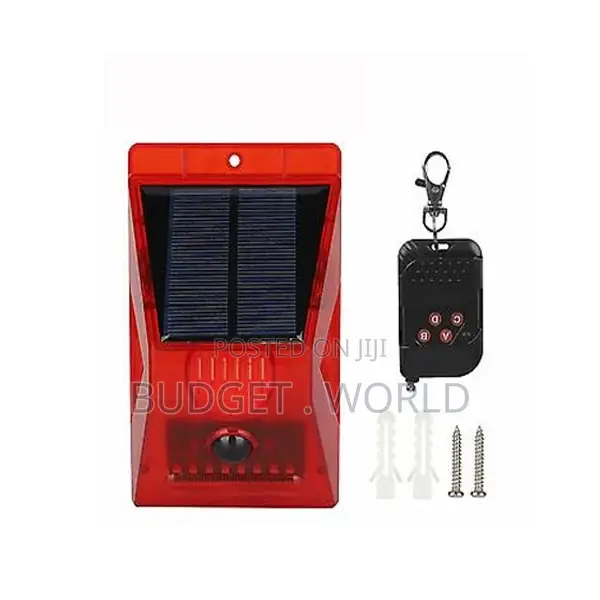Theft Deterrent Repeller for Outdoor Solar Alarm Lamp
