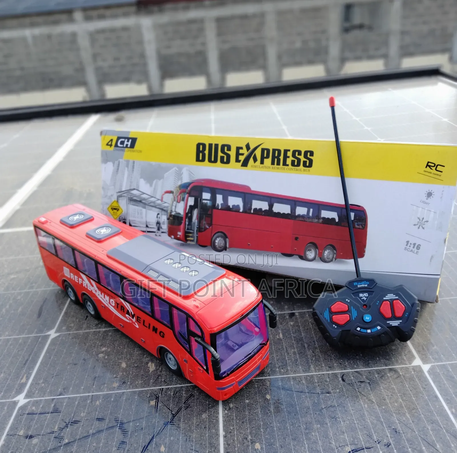 Remote Control City Toy Bus for Kids