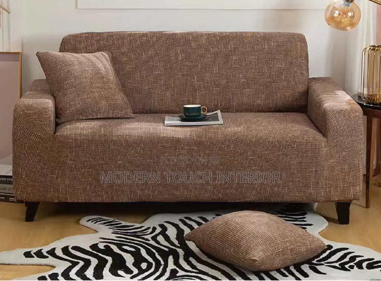 Brown Sofa Cover (3 Seater)