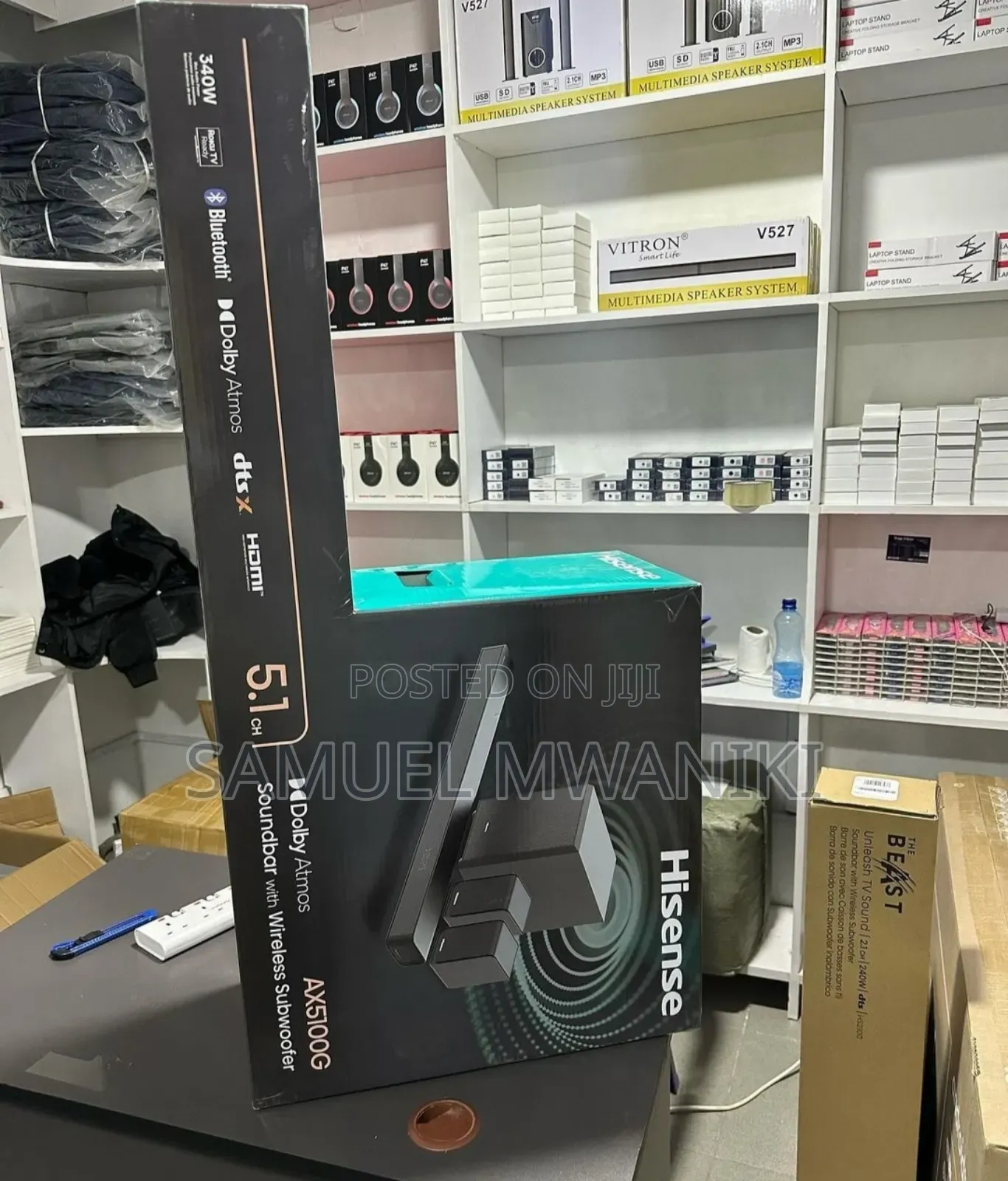 Hisense Soundbar 5.1CH 340W Wireless AX5100G - Dolby Atmos