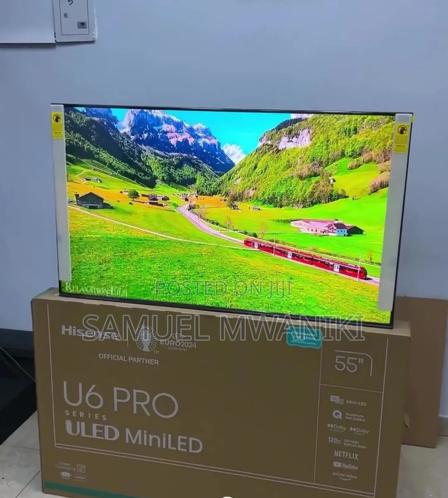 Hisense 55" U6 Mini Led Series Uled Smart Tv New Model