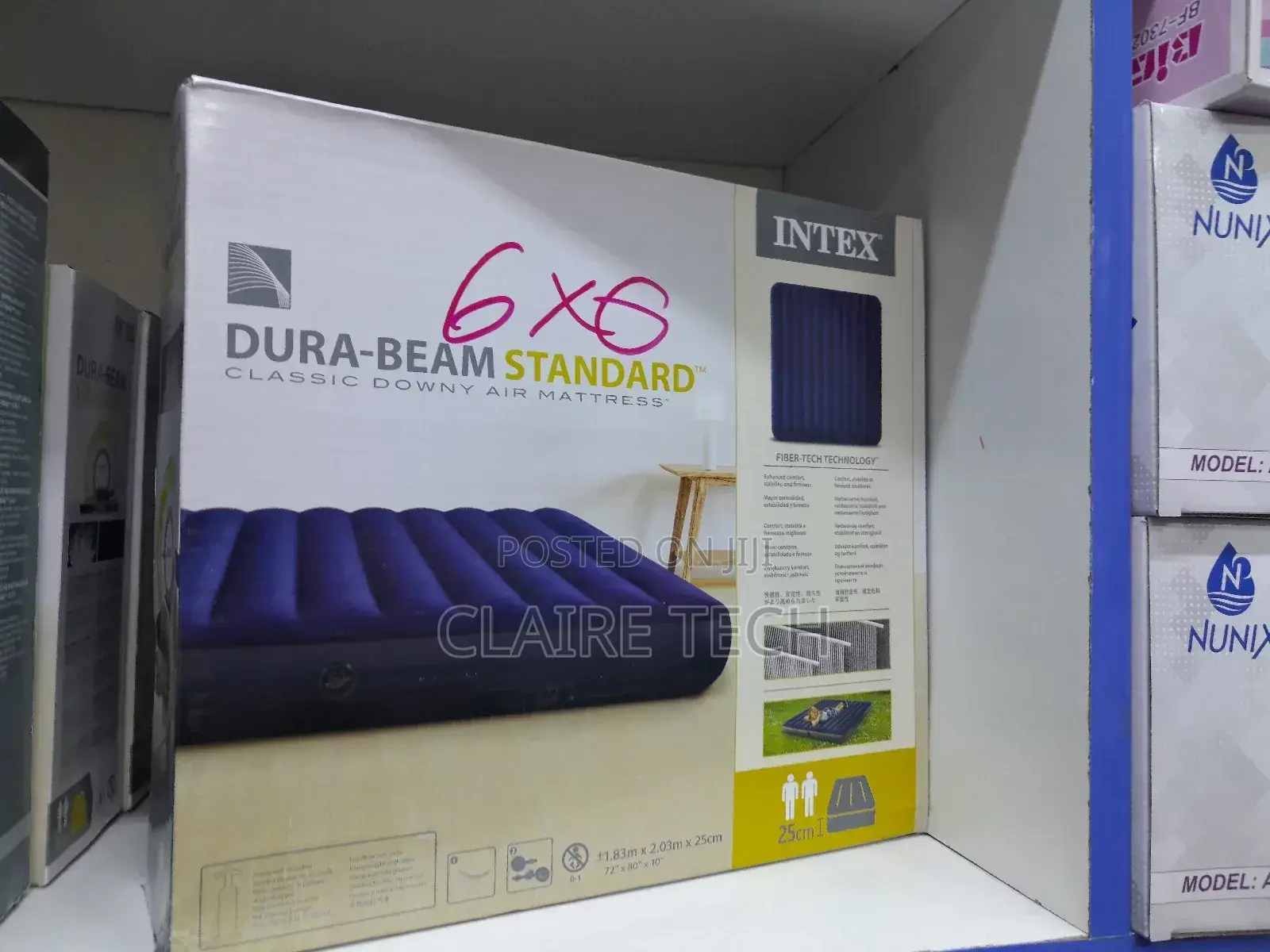 Intex Inflatable Mattress Air Bed(6 By6 Feet)