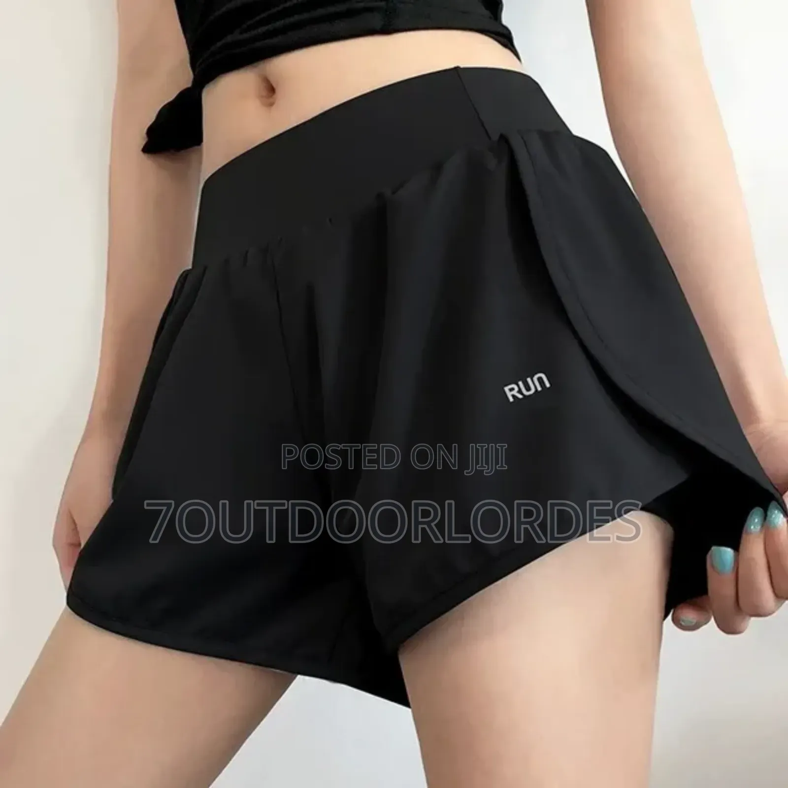 2 in 1 Girls Ladys Gym Shorts