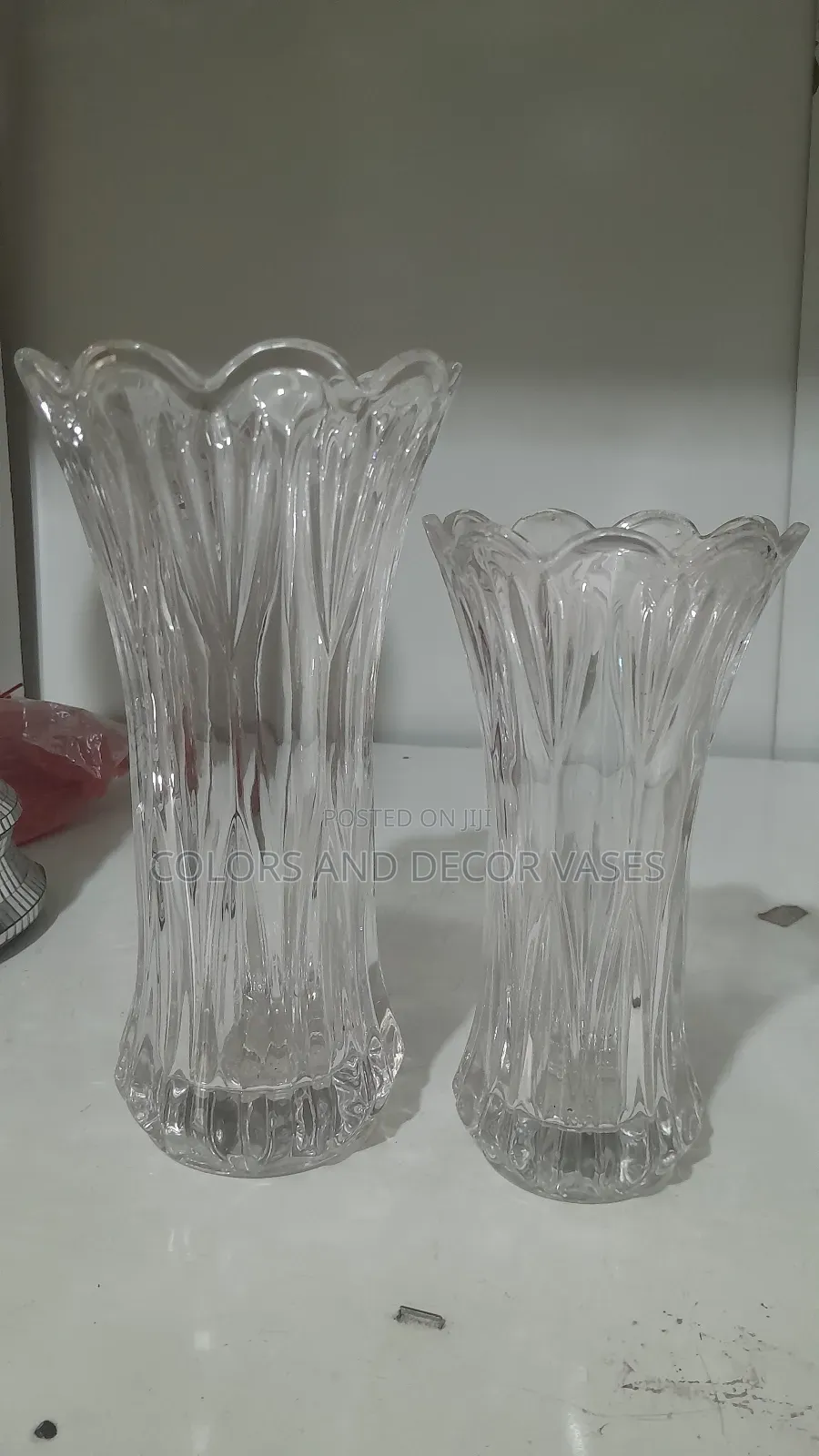 25cm,20cm Glass Vases Available
