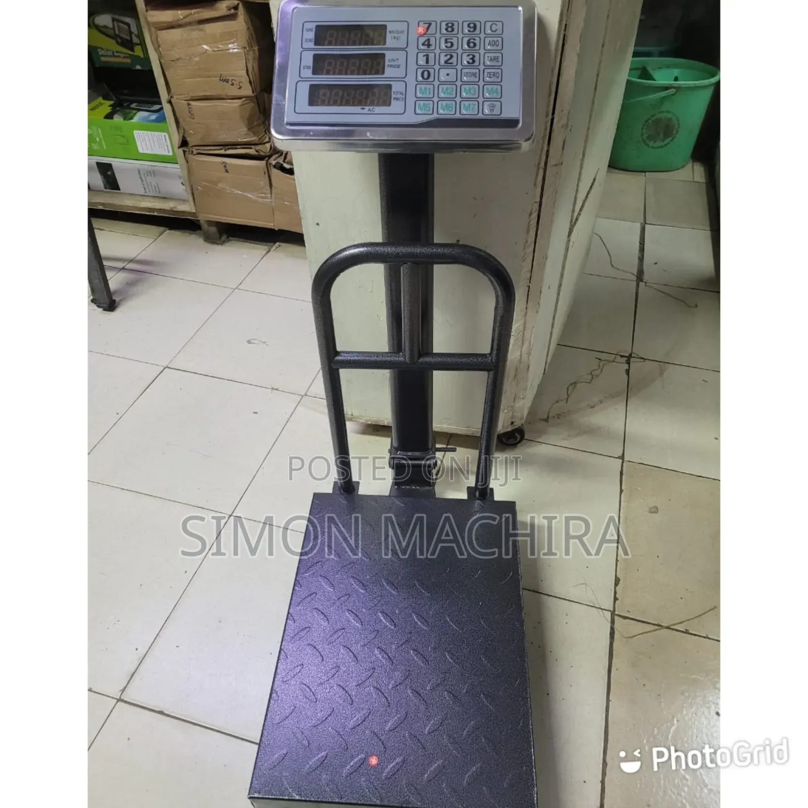 Platform Scale With Guard Rail 30 by 40