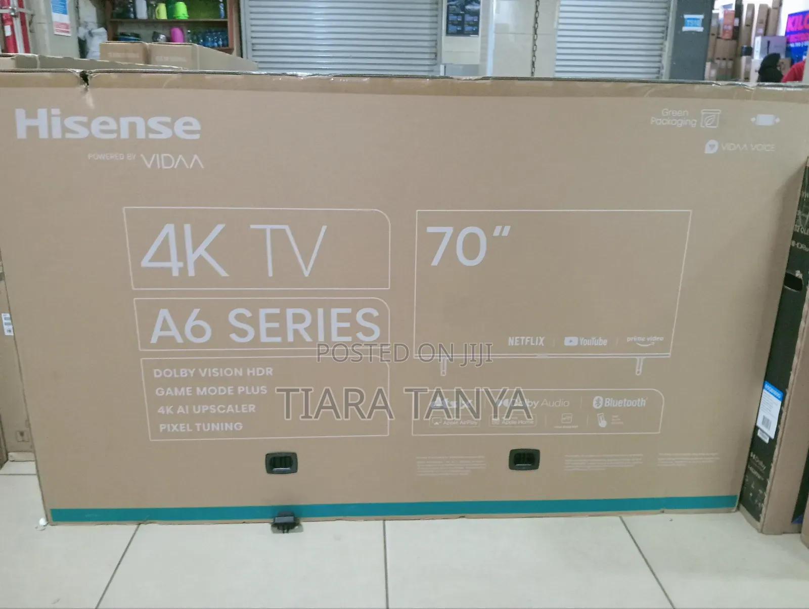 Hisense 70" Smart Frameless Vidaa A6 Tv