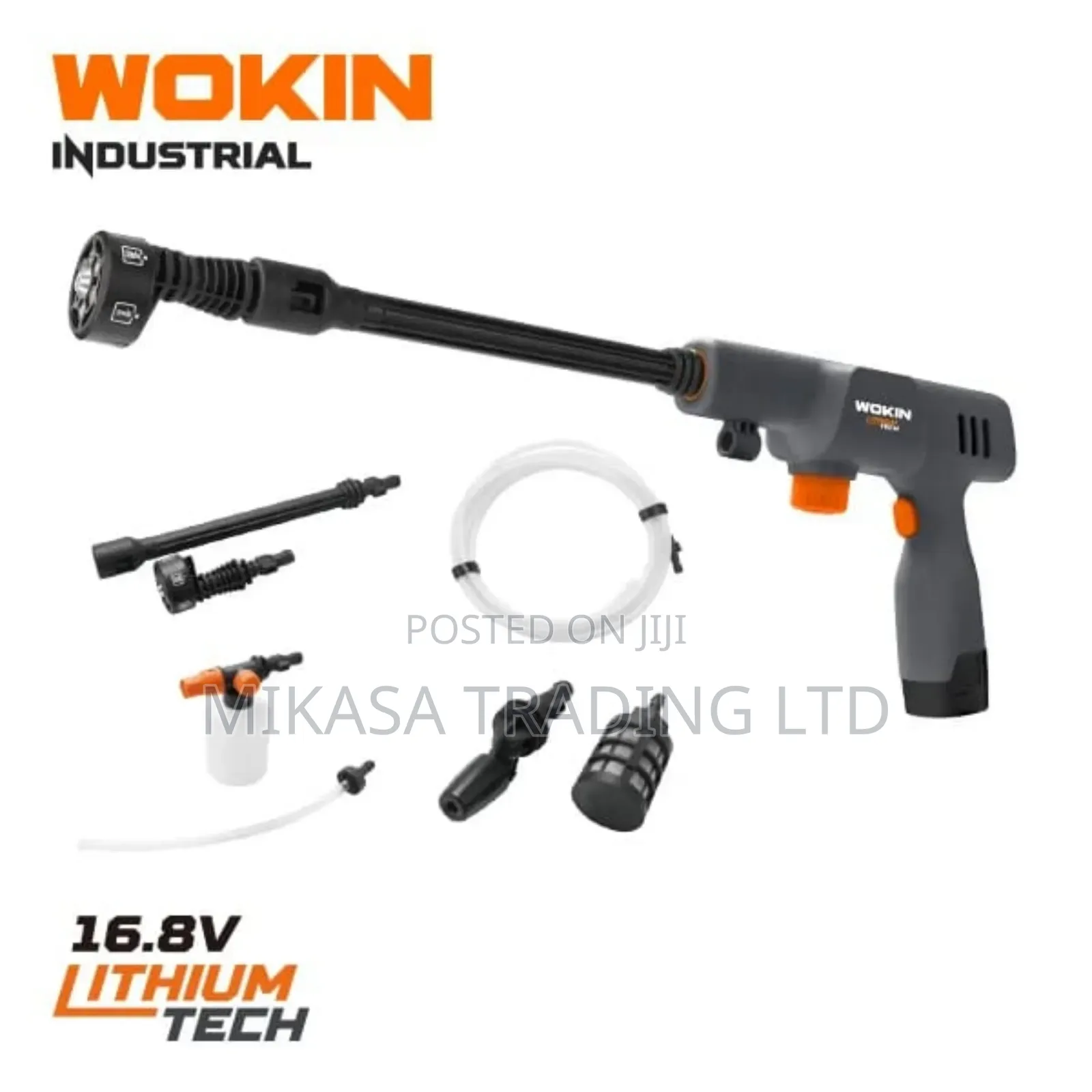 Wokin Cordless Pressure Washer 
6 in 1 High Pressure