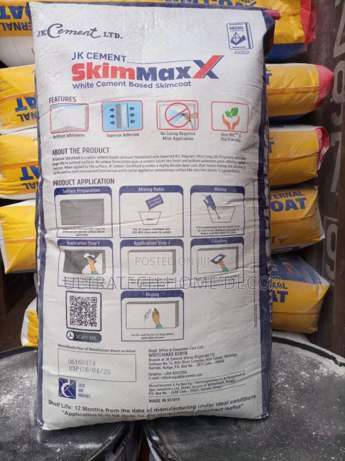 Jk ,Skimmax ,Skimming Coat 25kgs