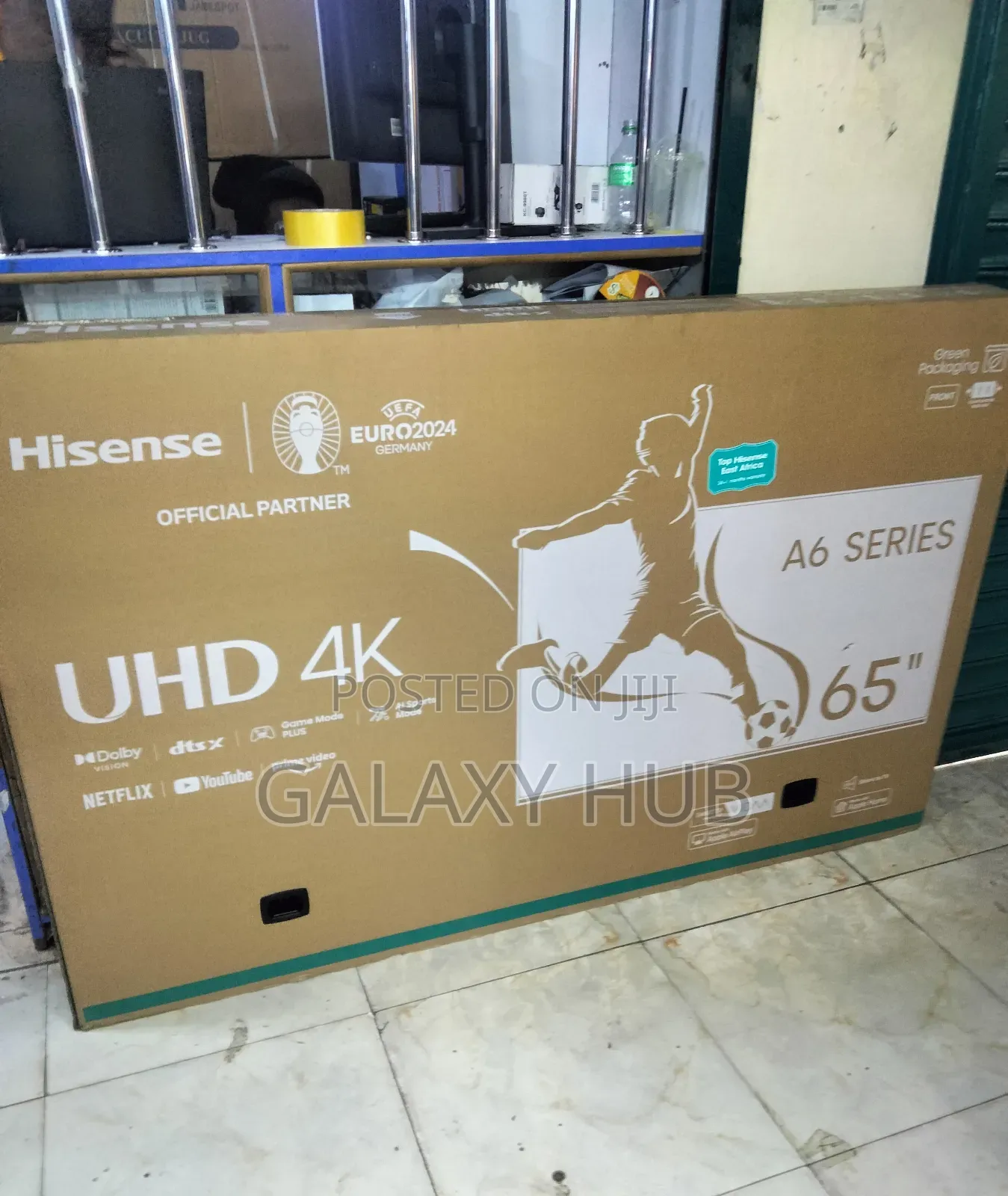Hisense A6series 65 Inches Uhd Flameless Smart Android Available