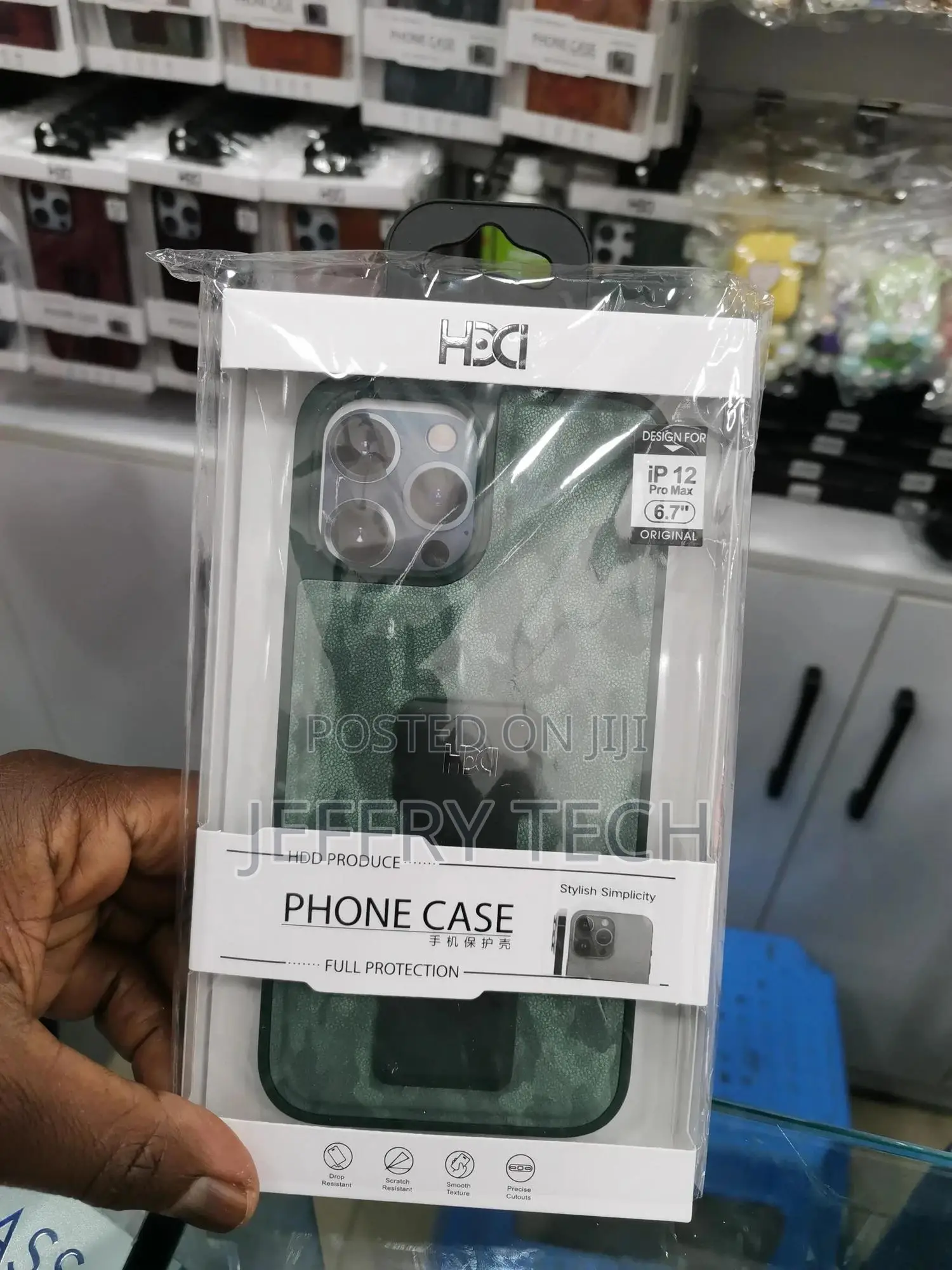 HDD iPhone 12 Pro Max Cover – Green Camo